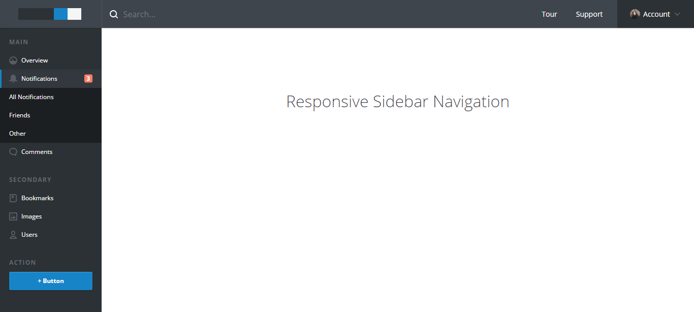 Responsive Sidebar Navigation