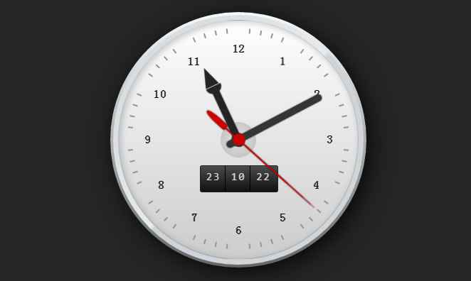 CSS3实现时钟