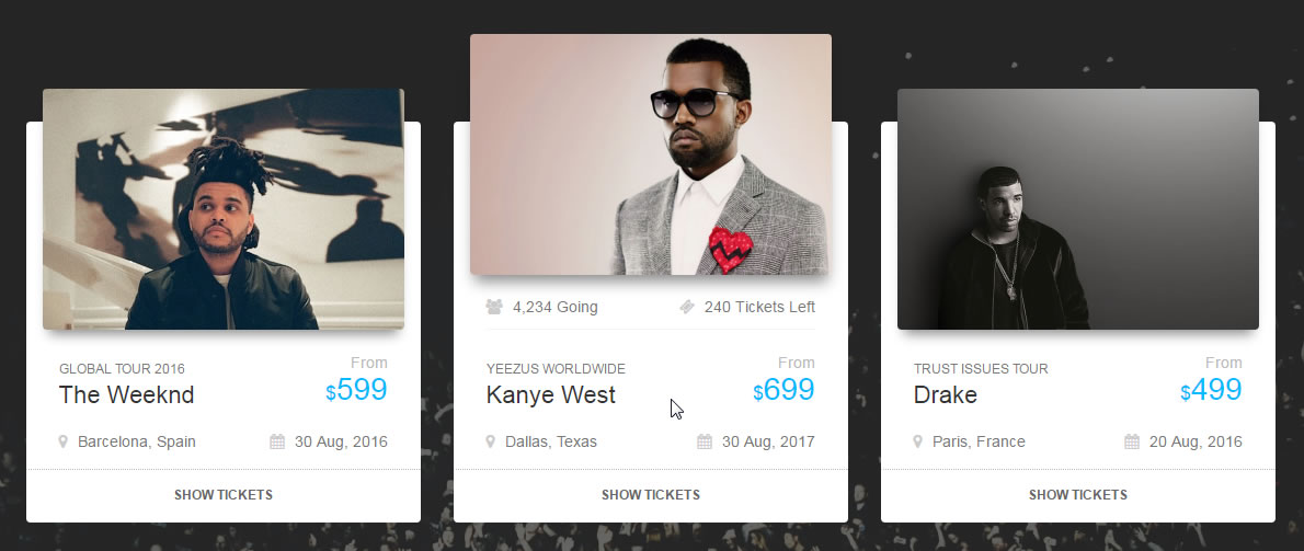 Tickets Concept