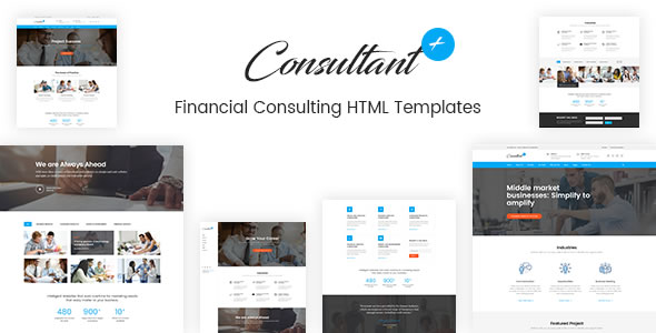 Consolution – 财务咨询的HTML模板